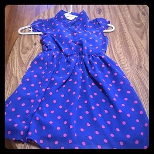 Navy blue/polka dot summer dress